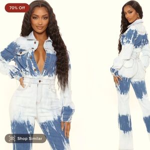 Denim Washed Jumpsuit